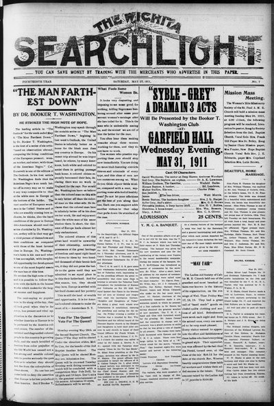 Wichita Searchlight, May 27, 1911