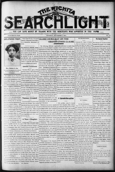Wichita Searchlight, Sep 9, 1911