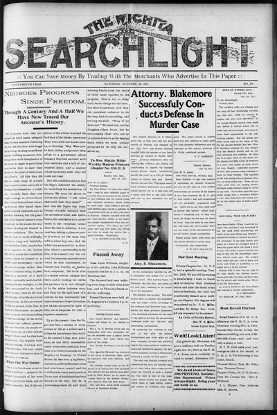 Wichita Searchlight, Oct 28, 1911