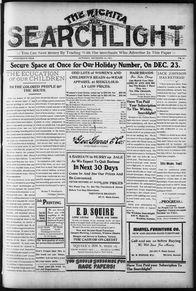 Wichita Searchlight, Dec 16, 1911