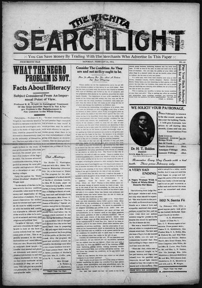 Wichita Searchlight, Feb 24, 1912