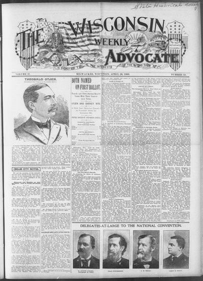 Wisconsin Weekly Advocate, Apr 26, 1900