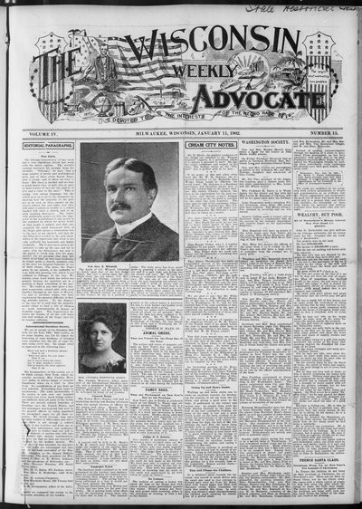 Wisconsin Weekly Advocate, Jan 11, 1902