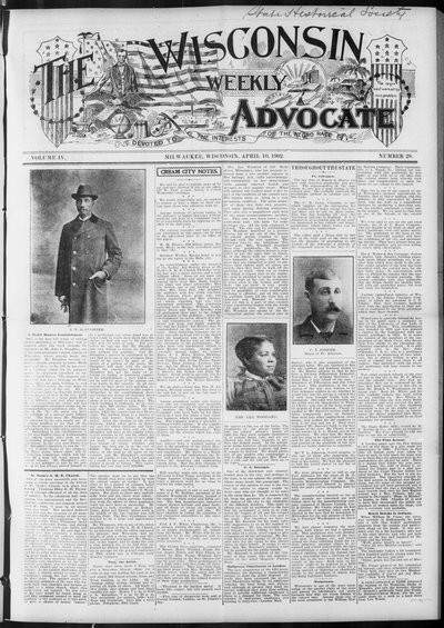 Wisconsin Weekly Advocate, Apr 10, 1902