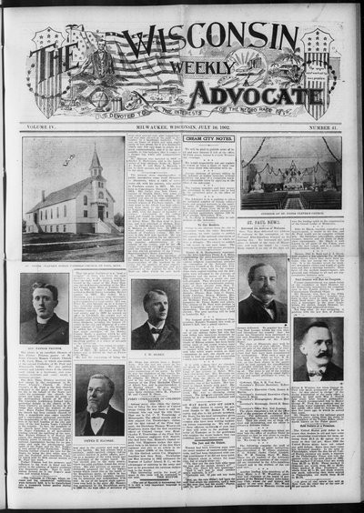 Wisconsin Weekly Advocate, Jul 10, 1902