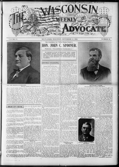 Wisconsin Weekly Advocate, Sep 11, 1902