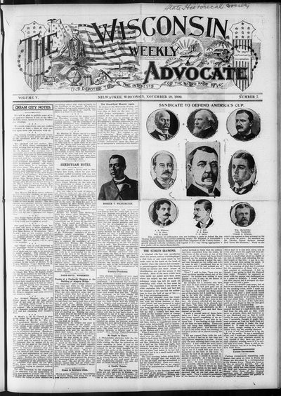Wisconsin Weekly Advocate, Nov 20, 1902