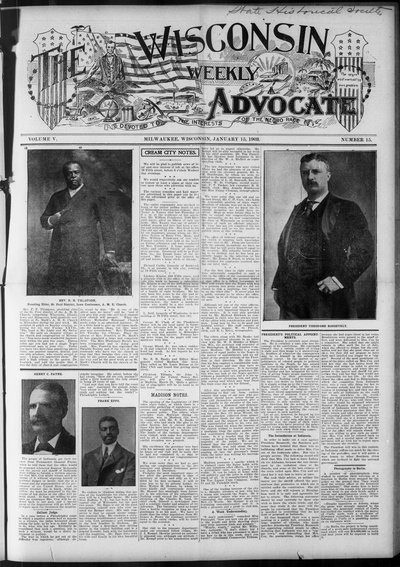 Wisconsin Weekly Advocate, Jan 15, 1903