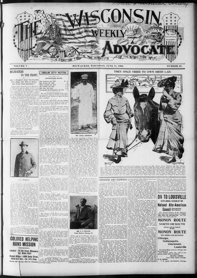 Wisconsin Weekly Advocate, Jun 11, 1903