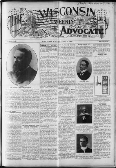 Wisconsin Weekly Advocate, Jul 27, 1905