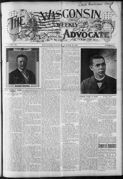 Wisconsin Weekly Advocate, Oct 26, 1905