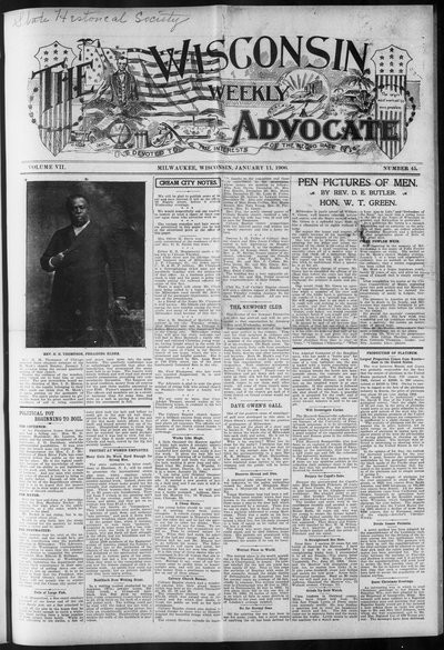 Wisconsin Weekly Advocate, Jan 11, 1906