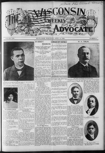 Wisconsin Weekly Advocate, Apr 12, 1906