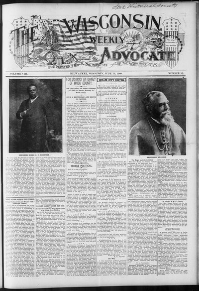 Wisconsin Weekly Advocate, Jun 14, 1906