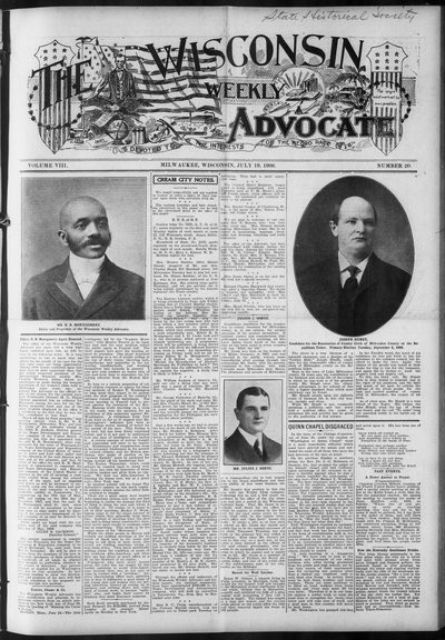Wisconsin Weekly Advocate, Jul 19, 1906