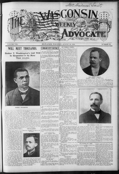 Wisconsin Weekly Advocate, Aug 16, 1906
