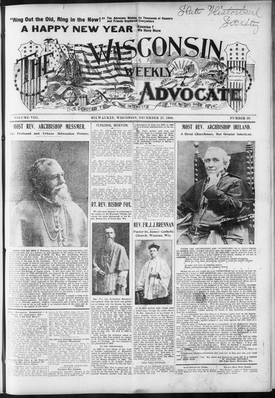 Wisconsin Weekly Advocate, Dec 27, 1906