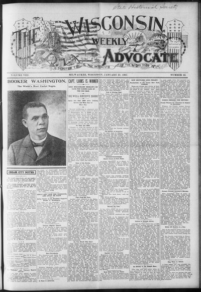 Wisconsin Weekly Advocate, Jan 31, 1907