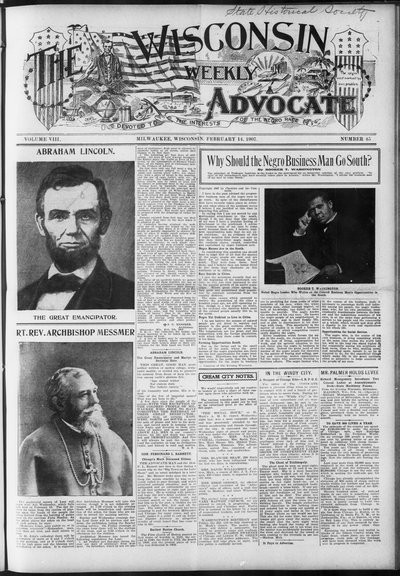 Wisconsin Weekly Advocate, Feb 14, 1907