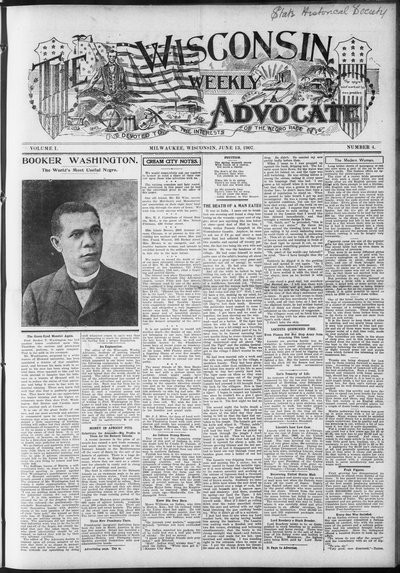 Wisconsin Weekly Advocate, Jun 13, 1907