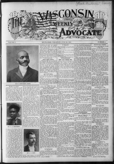 Wisconsin Weekly Advocate, Jun 20, 1907