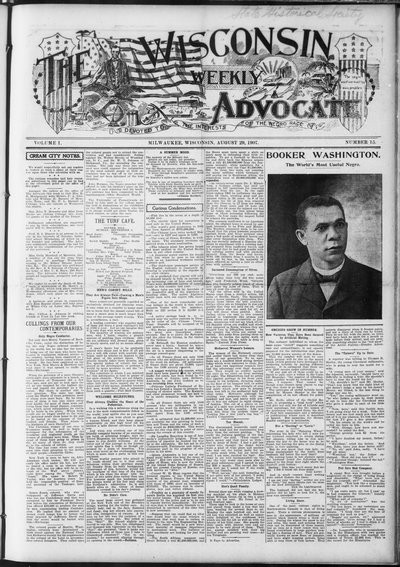 Wisconsin Weekly Advocate, Aug 29, 1907