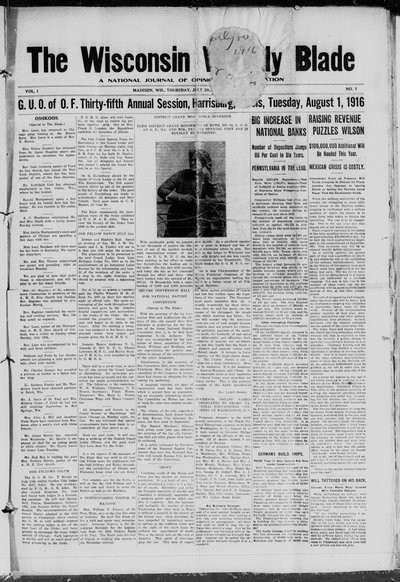 Wisconsin Weekly Blade, Jul 20, 1916