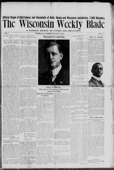Wisconsin Weekly Blade, Jan 18, 1917
