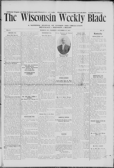 Wisconsin Weekly Blade, Sep 27, 1917