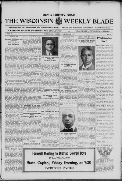 Wisconsin Weekly Blade, Oct 25, 1917