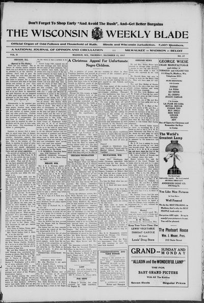 Wisconsin Weekly Blade, Dec 13, 1917