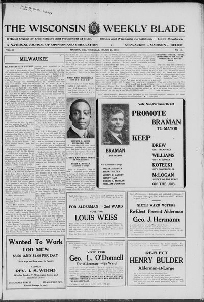 Wisconsin Weekly Blade, Mar 28, 1918