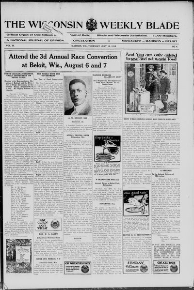 Wisconsin Weekly Blade, Jul 18, 1918
