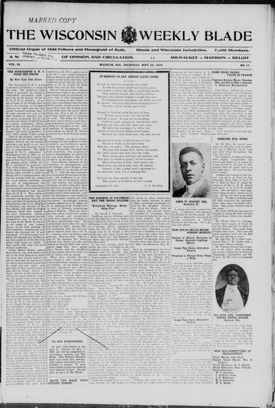 Wisconsin Weekly Blade, Sep 26, 1918
