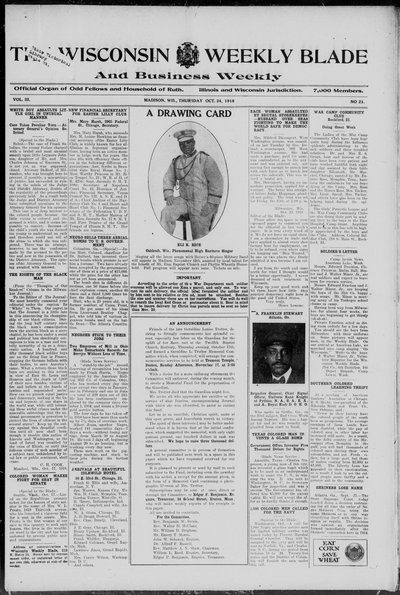 Wisconsin Weekly Blade, Oct 24, 1918