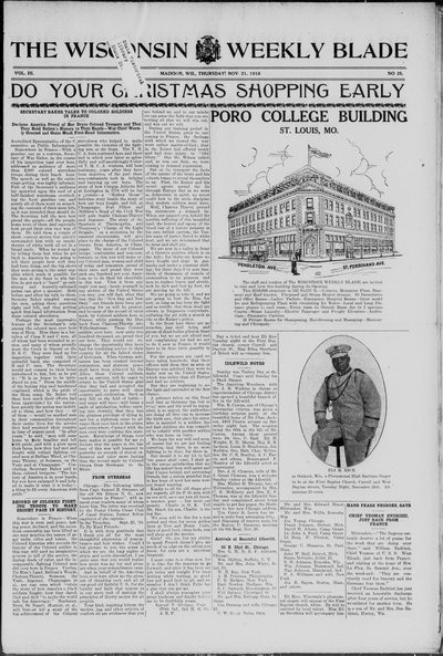 Wisconsin Weekly Blade, Nov 21, 1918