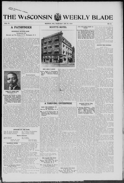 Wisconsin Weekly Blade, Jan 30, 1919