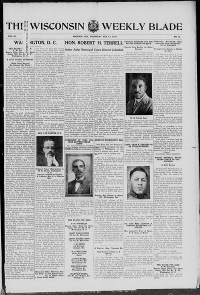 Wisconsin Weekly Blade, Feb 13, 1919