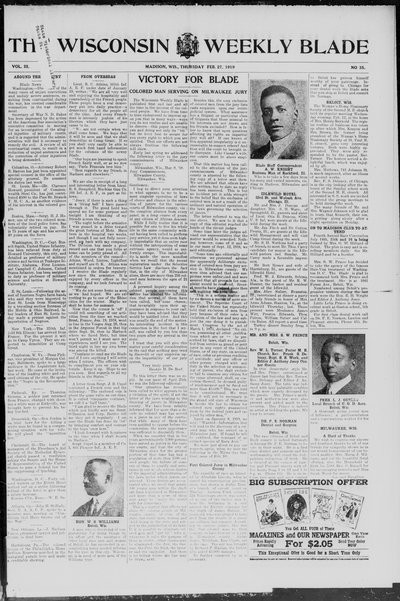 Wisconsin Weekly Blade, Feb 27, 1919