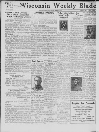 Wisconsin Weekly Blade, Apr 19, 1919