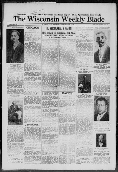 Wisconsin Weekly Blade, Oct 16, 1919